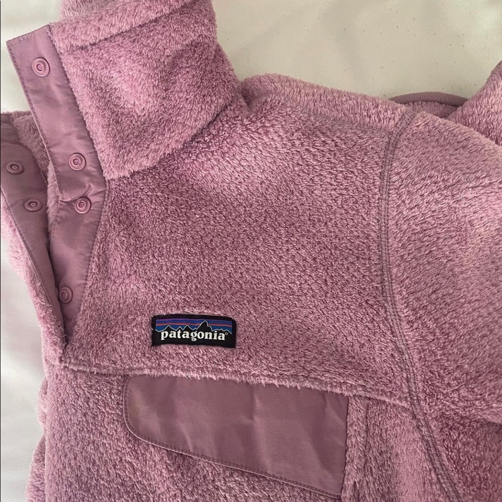 Purple fuzzy Patagonia